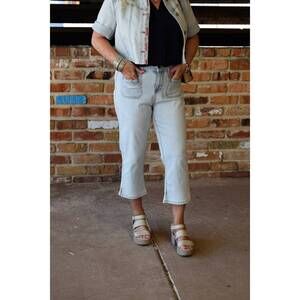 NEW RENUAR bria fit pants in light wash